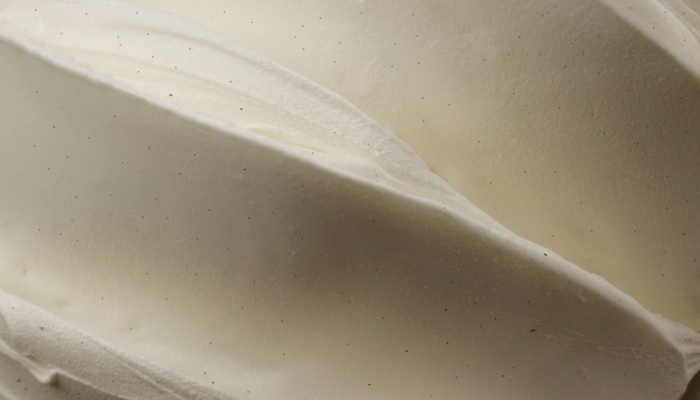 Vanille blanche avec grains